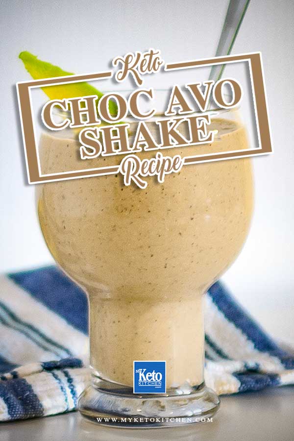Chocolate Avocado Keto Shake