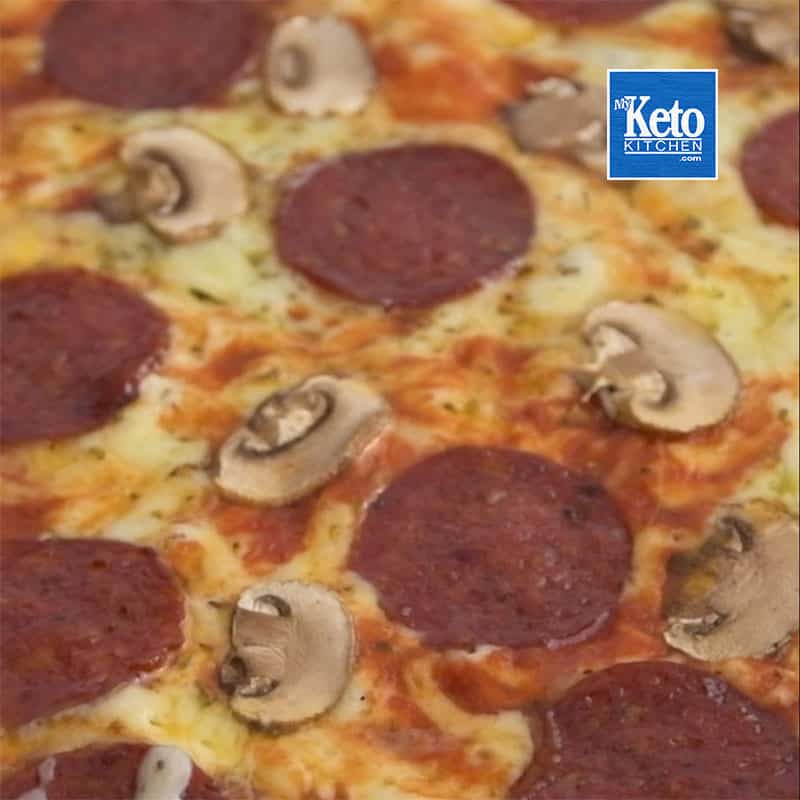 How to make Keto frypan pizza