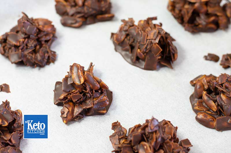 Keto Haystacks Recipe Choc Coconut