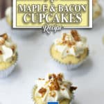 Keto Maple and Bacon Cupcakes