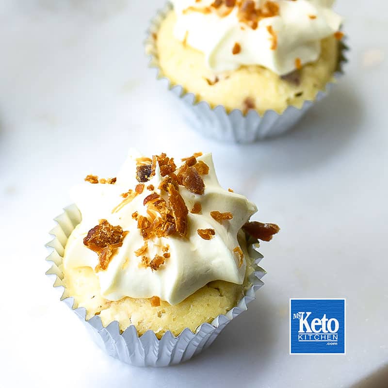 keto maple bacon cupcakes snacks