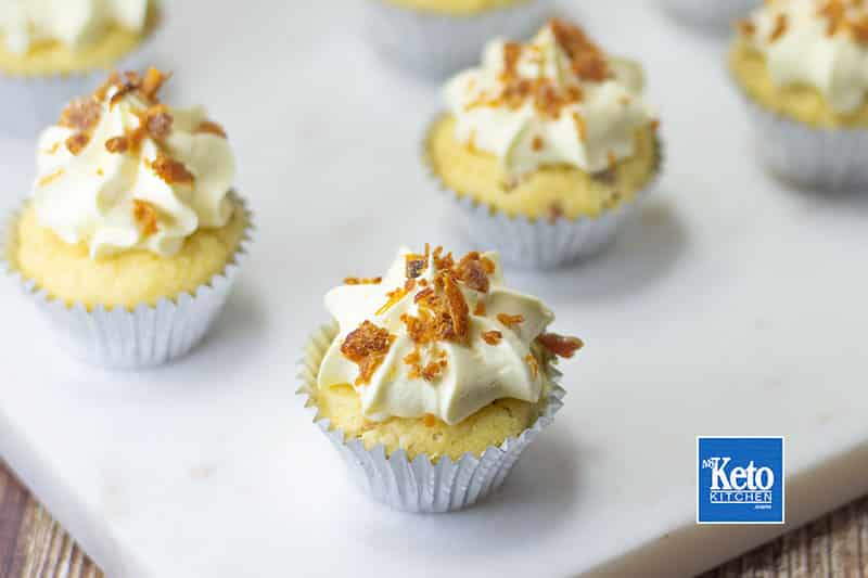 How to make low-carb keto maple bacon cupcakes