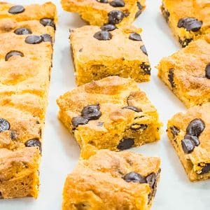 Keto blondies homemade.