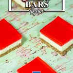 Keto Jello Bars on a green table