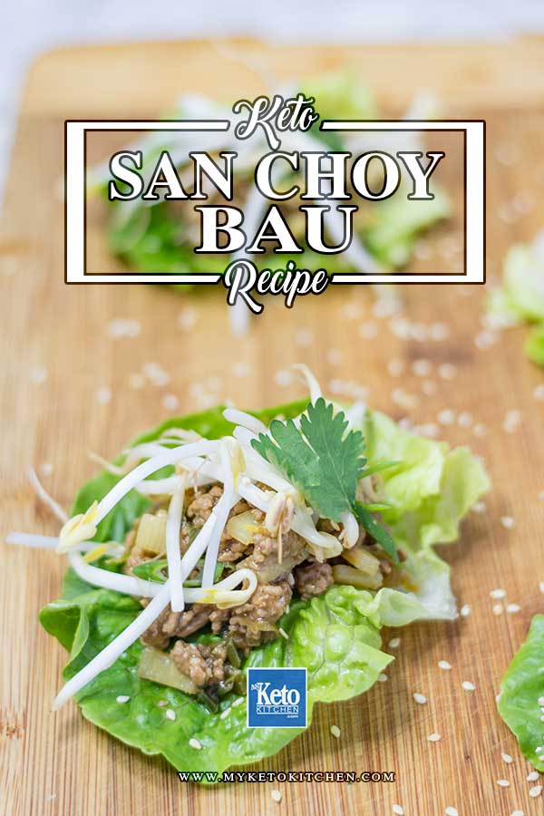 Keto San Choy Bau recipe ready to eat