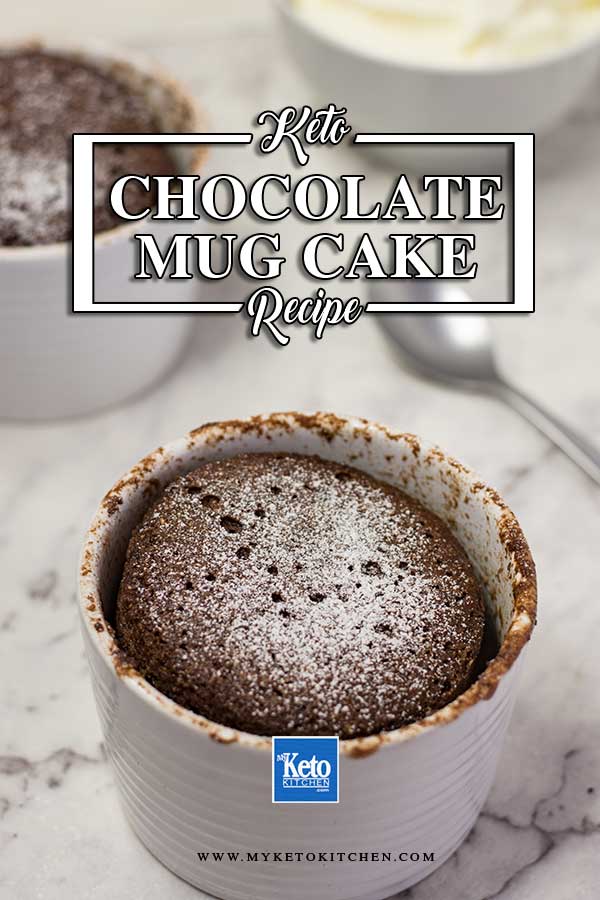 Low-Carb Chocolate Mug Cake - Keto friendly and Gluten Free!