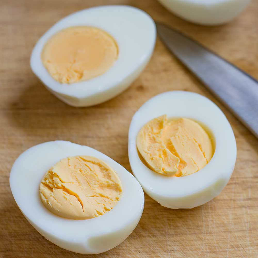 How to Make Keto Egg Salad - boiled eggs