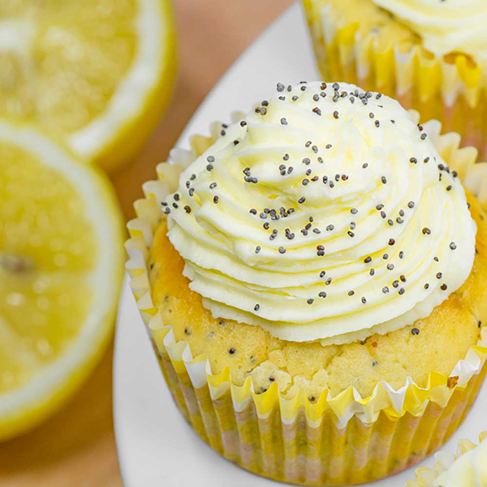 Keto Lemon Poppyseed Muffins Recipe. This easy cupcake recipe is a delicious sugar free and gluten free treat. They are sweet, zesty and healthy.