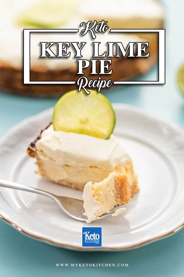 A slice of Key Lime Pie on a plate