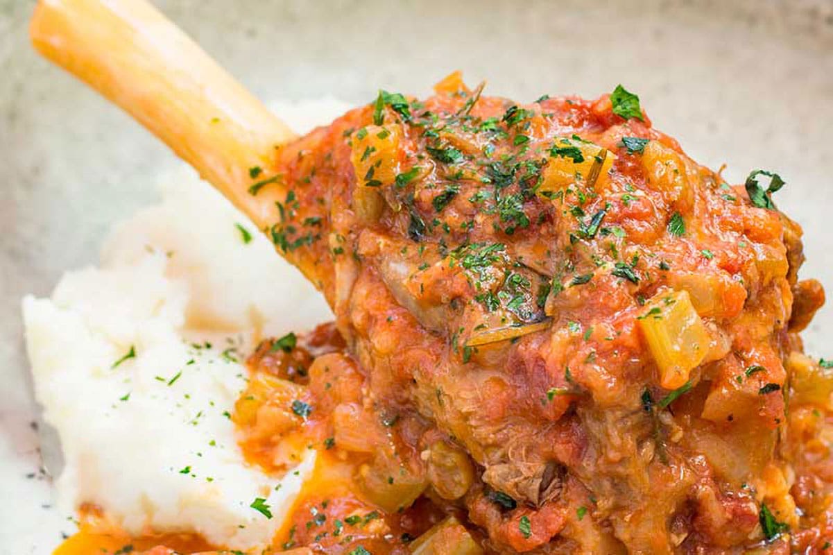 Tender Lamb Shanks Pressure Cooker Recipe Falls Off The Bone!