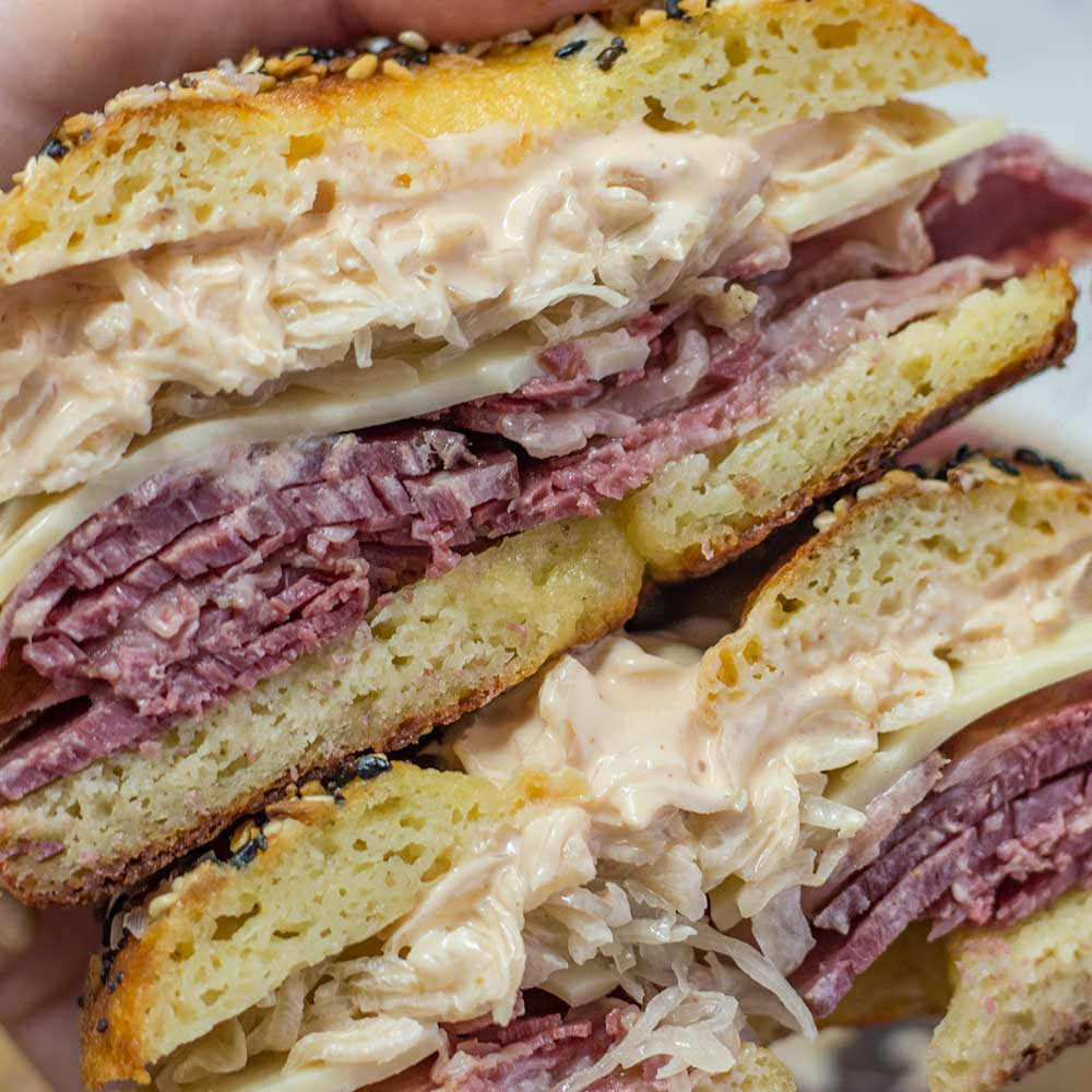 How to make a Keto Reuben Bagel How to make a Keto Reuben Bagel