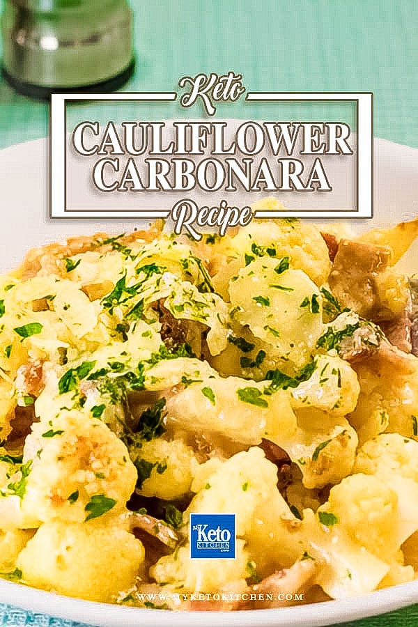 Keto Cauliflower Carbonara