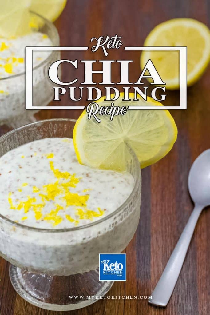 Nutritious keto chia pudding.