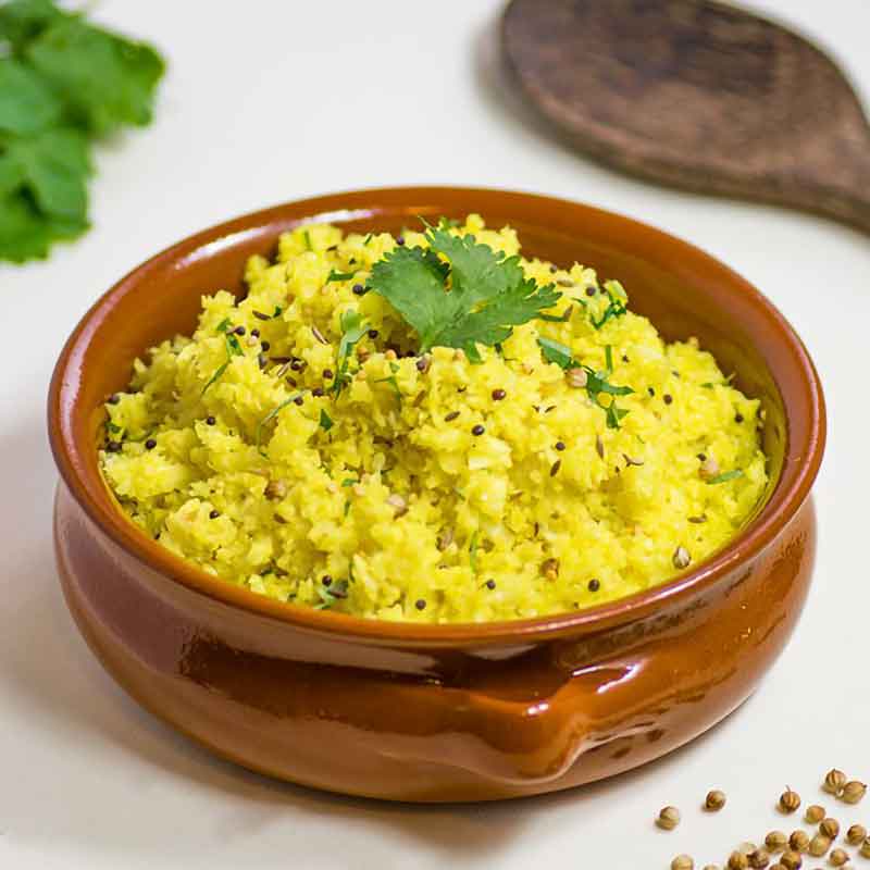 Indian Cauliflower Rice Recipe Indian Cauliflower Rice Recipe