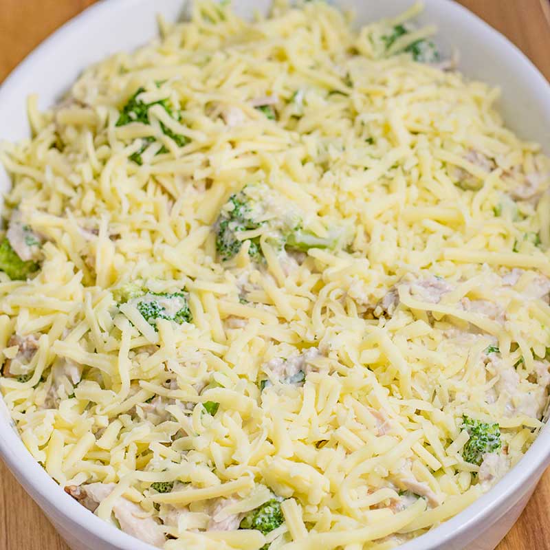 How to make Keto Creamy Chicken Broccoli Casserole