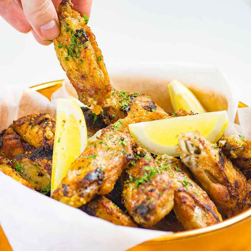 Keto Garlic Chicken WIngs