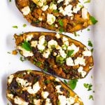 Lamb stuffed eggplant recipe.