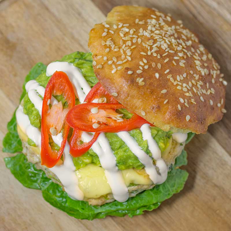 How to make Keto Mexican Chicken Burgers