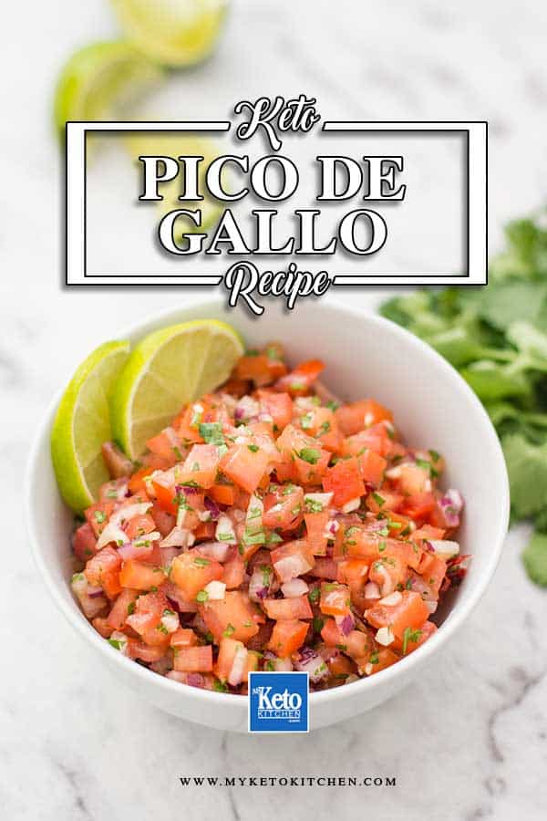 Low Carb Pico De Gallo - simple Mexican Salsa recipe