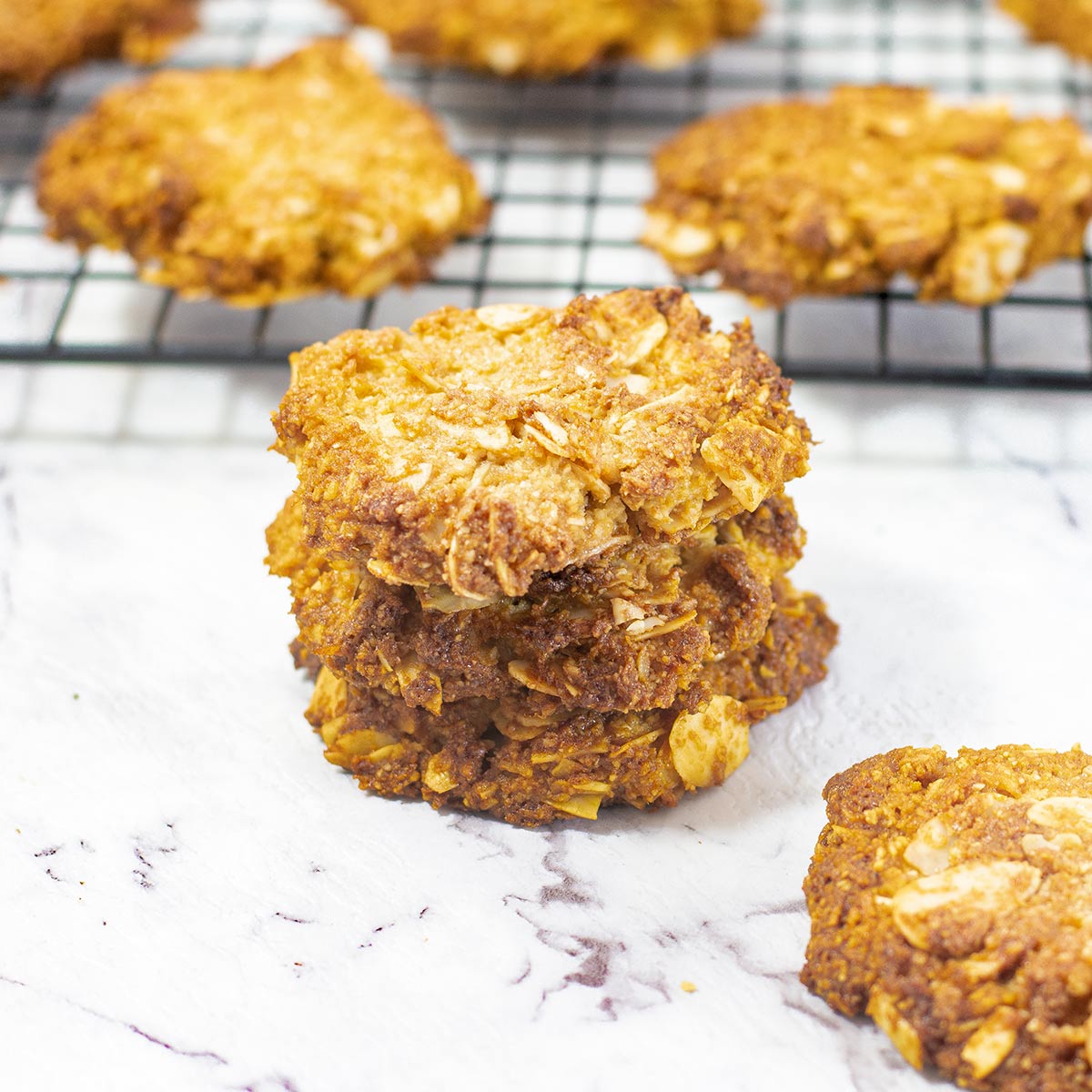 Keto Anzac biscuits.