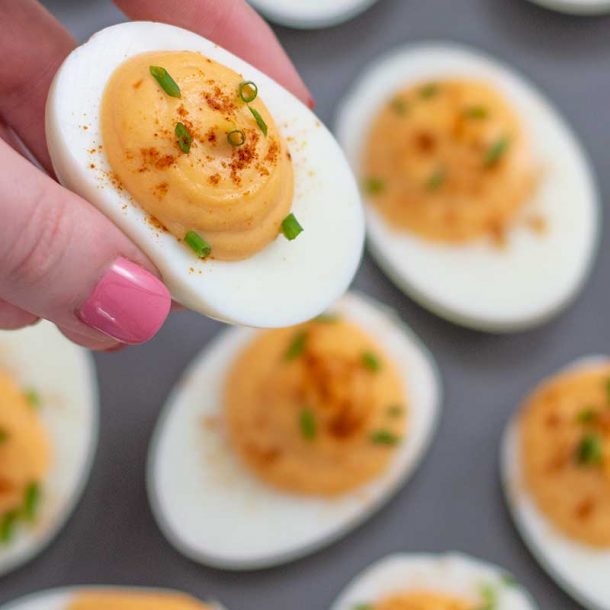 The Best Keto Deviled Eggs Recipe (1g Carbs) My Keto Kitchen