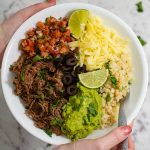 Keto Beef Burrito Bowl - delicious Mexican recipe