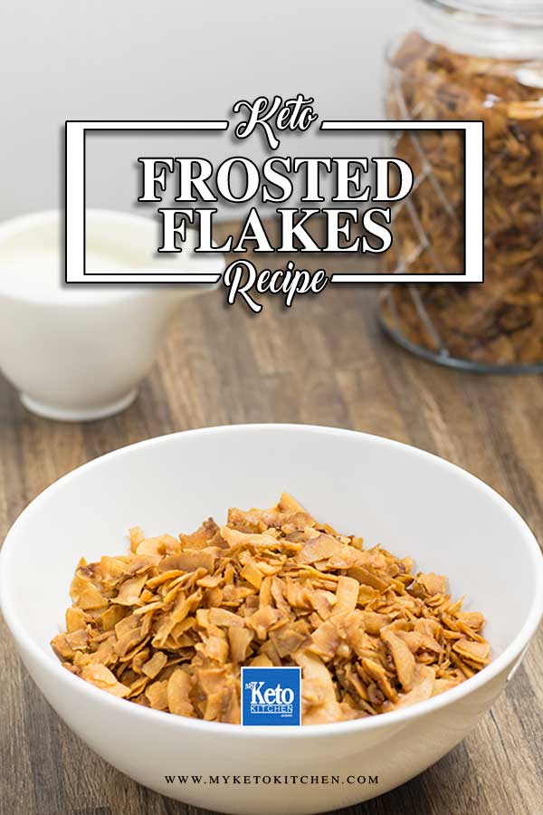 Keto Frosted Flakes in a bowl