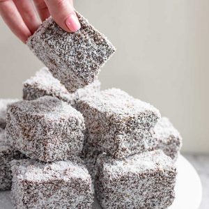 Keto Lamingtons Recipe - Sugar free and Gluten free Cakes