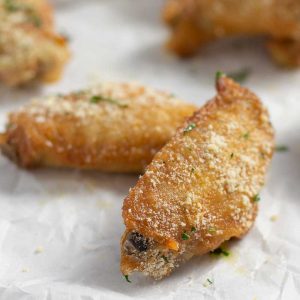 Keto Parmesan Chicken Wings