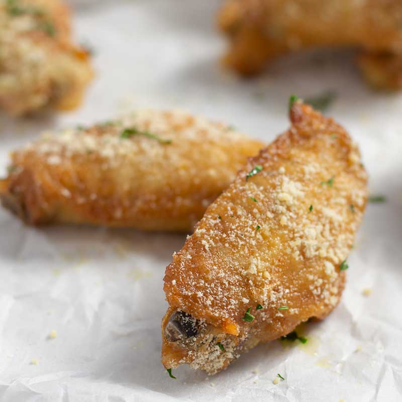 Keto Parmesan Chicken Wings