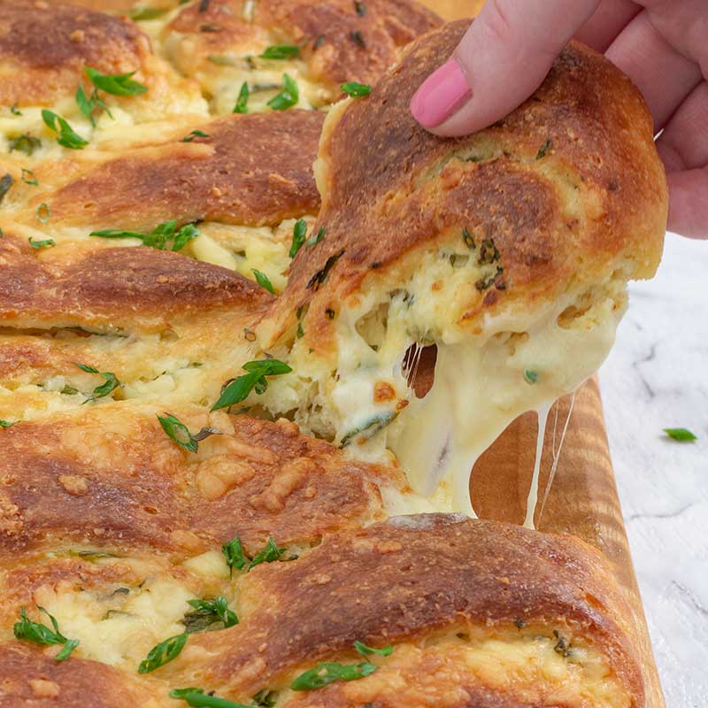 Cheesy Keto Garlic Bread