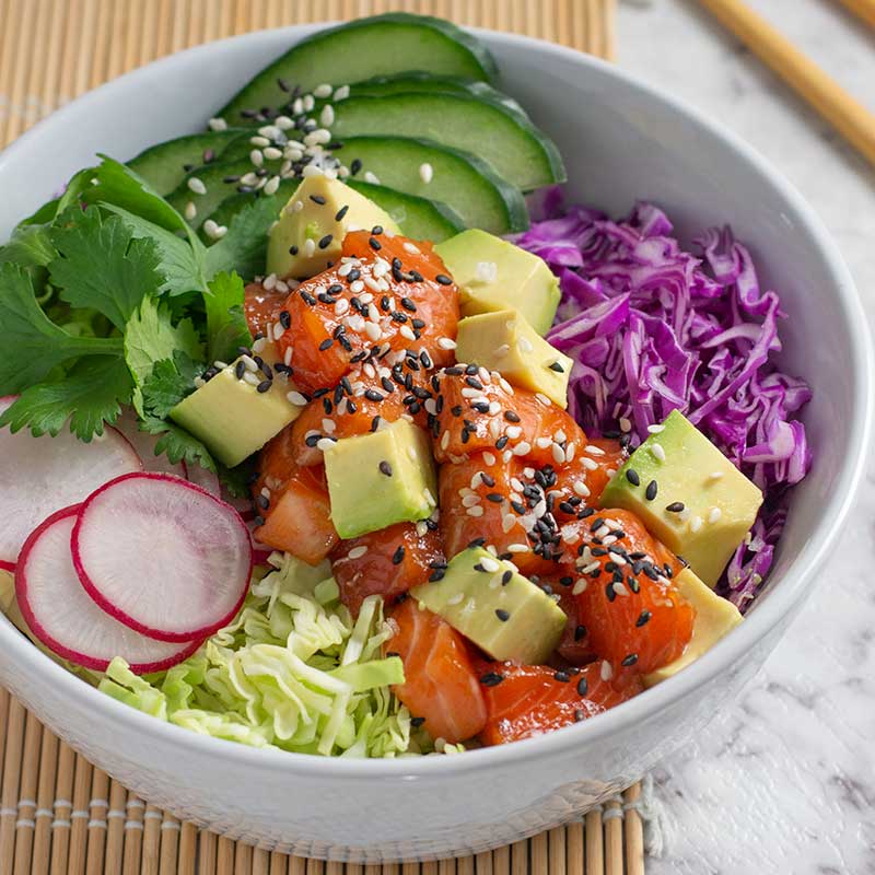 The Best Keto Poke Bowl Recipe - by My Keto Kitchen