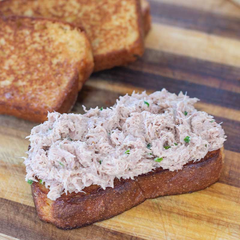 Keto Tuna Melt Ingredients - gooey, cheesy melt recipe