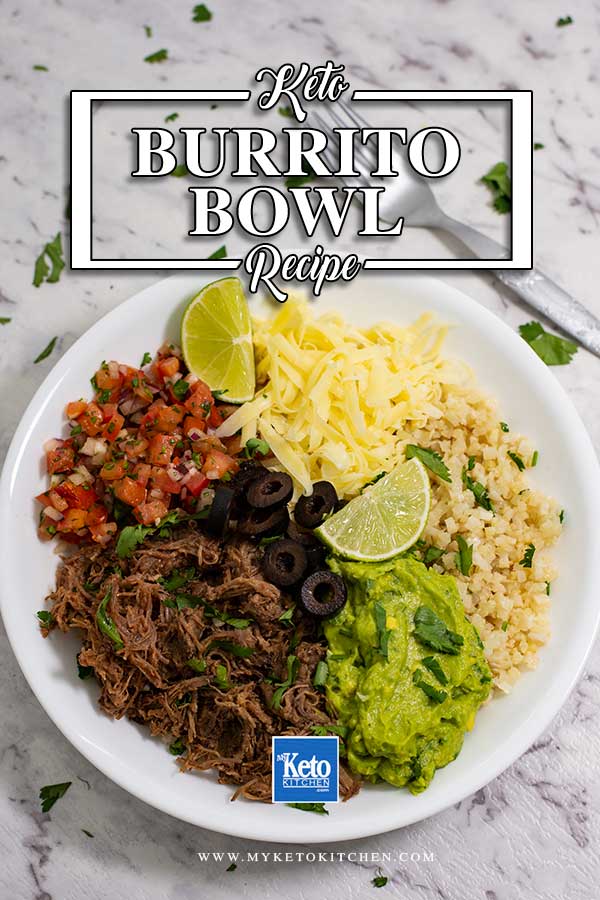 Low Carb Beef Burrito Bowl - delicious keto recipe