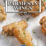 Low Carb Garlic Parmesan Chicken Wings