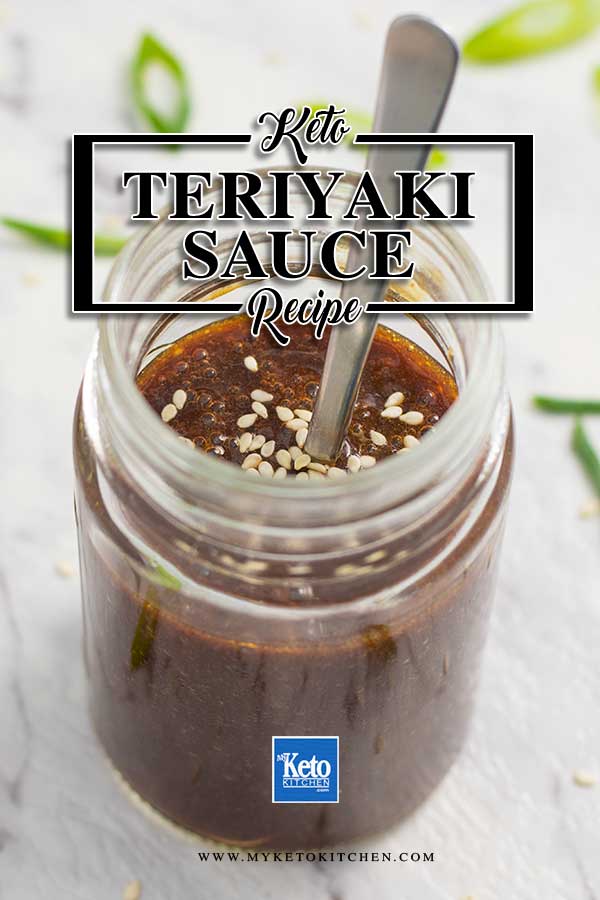 bez Cukru Teriyaki Omáčkou - keto, nízké carb Japonská omáčka recept