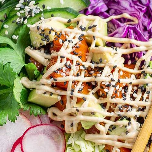 keto poke bowl