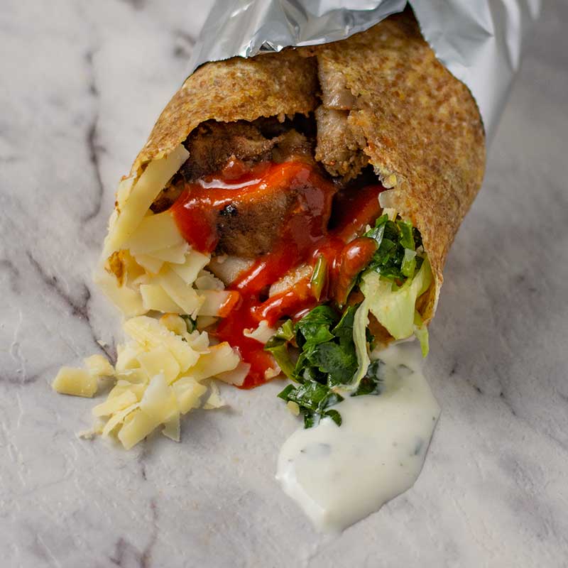 How to make Keto Chicken Doner Kebabs - delicious Turkish wrap recipe
