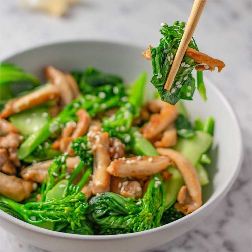 The Best Keto Chicken Stir Fry Recipe with Super Greens