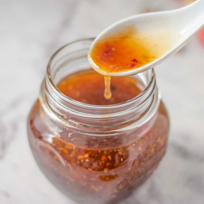 How to make Sugar-Free Sweet Chili Sauce - easy keto condiment recipe