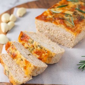 Keto Cheesy Chicken Meatloaf - easy dinner recipe