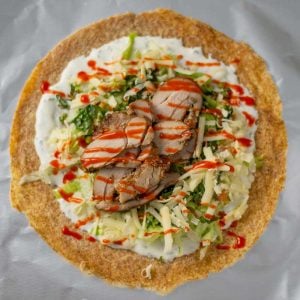 Keto Chicken Doner Kebabs - delicious Turkish wrap recipe