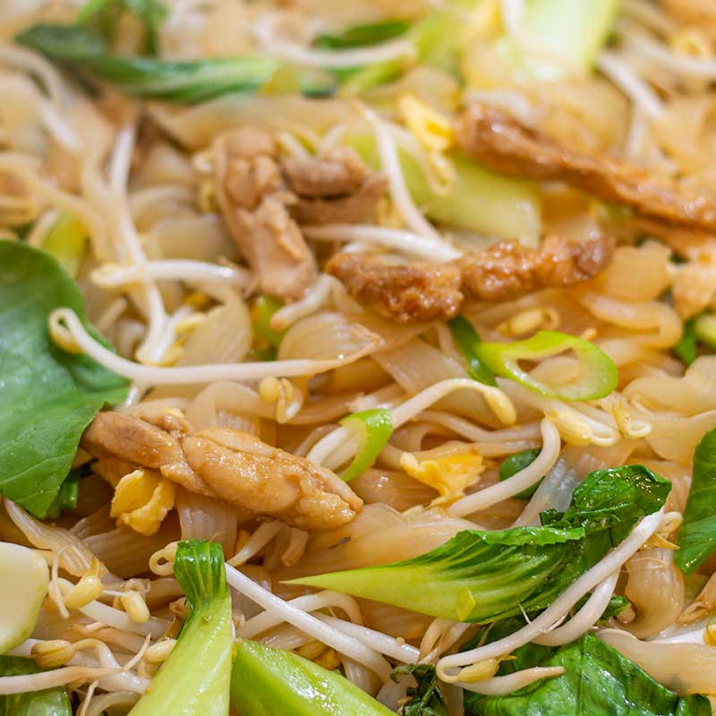 Keto Chicken Pad Thai Ingredients - delicious stir fried noodles recipe