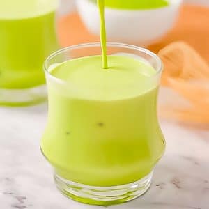 Keto Matcha Latte in a Glass