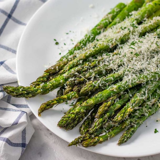 Keto Roasted Asparagus Quick & Easy Low Carb Side Dish