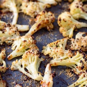 Keto Roast Cauliflower - easy side dish recipe