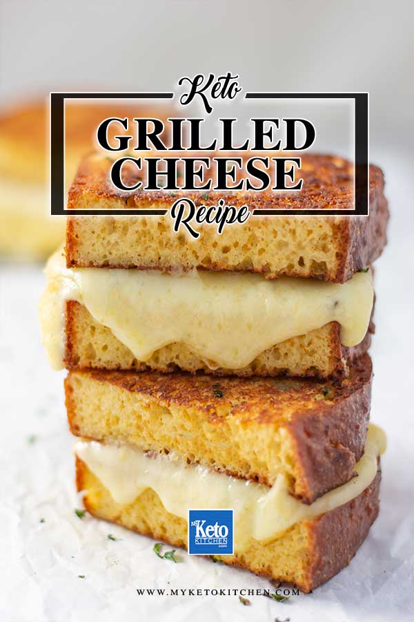 Low Carb Toasted Cheese Sandwich - easy gluten free cheese toastie recipe