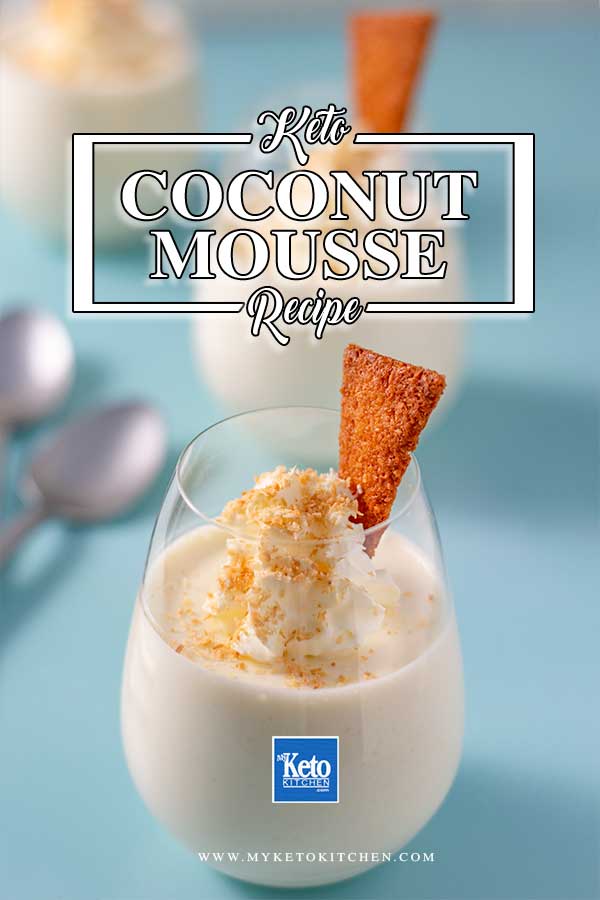 Sugar-Free Keto Coconut Mousse - easy keto dessert recipe