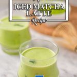Sugar-Free Iced Matcha Latte - easy keto drink recipe
