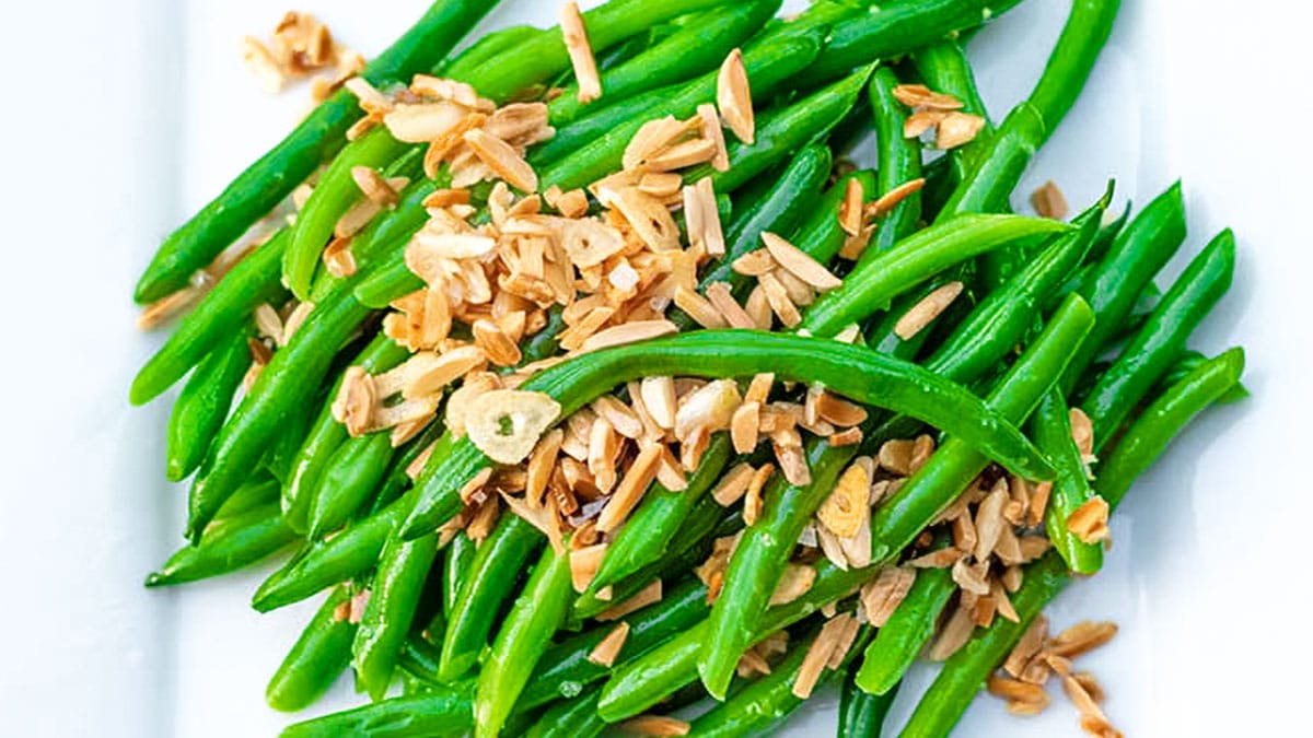 Garlic Green Beans with Slivered Almonds My Keto Kitchen